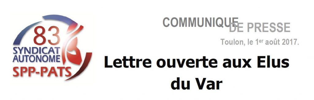 SA 83 -- COMMUNIQUE DE PRESSE